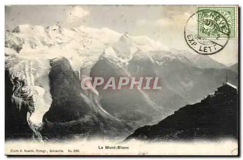 Suisse - Schweiz - Le Mont Blanc - Cartes postales