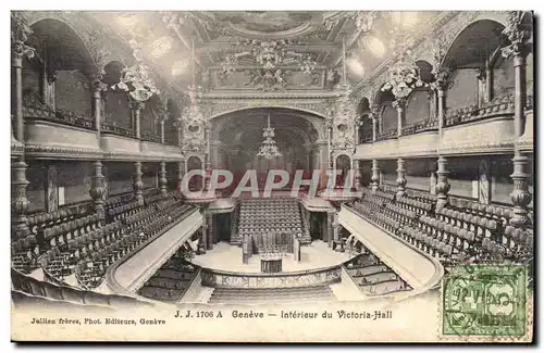 Suisse - Schweiz - Geneve Interieur du Victoria Hall - Cartes postales