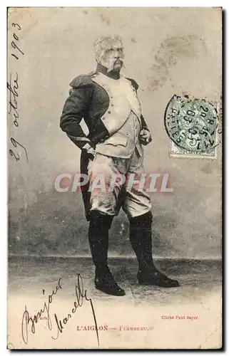 Spectacle -Theatre -Paris - L&#39Aiglon - Flambeau - Mettermich M Andre Calmettes - Costume - Gilber