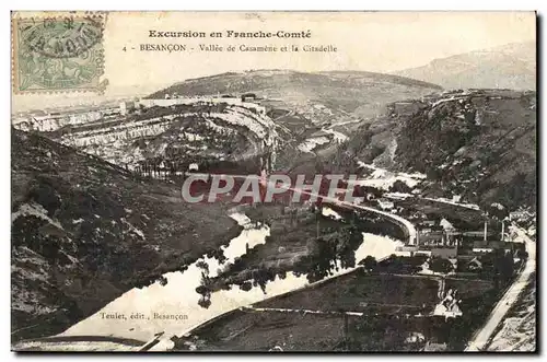 Besancon - Vallee de Casamene et la Citadelle - Cartes postales