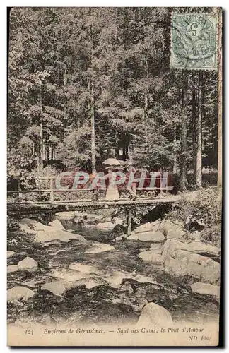 Gerardmer - Saut des Cuves le Pont d'Amour - Cartes postales