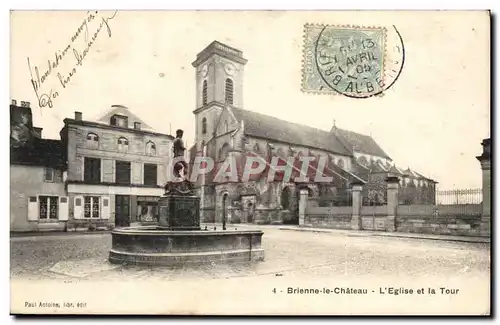 Brienne le Chateau - L&#39Eglise et la Tour - Cartes postales