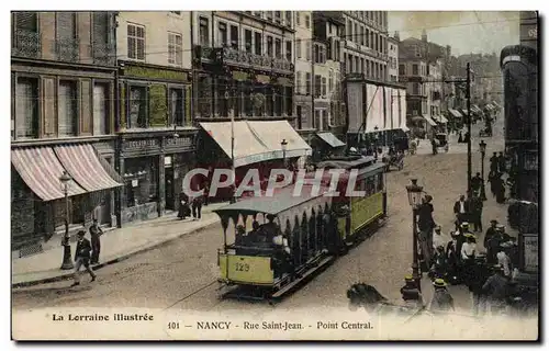 Nancy - Rue Saint Jean - Point Central - Ansichtskarte AK