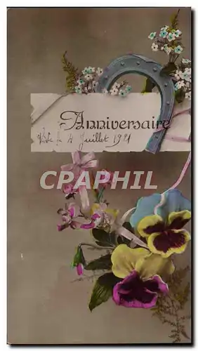 Cartes postales Fantaisie Fantasy Anniversaire