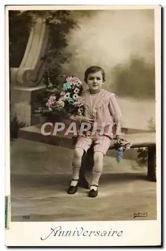 Cartes postales Fantaisie Fantasy Anniversaire Enfant