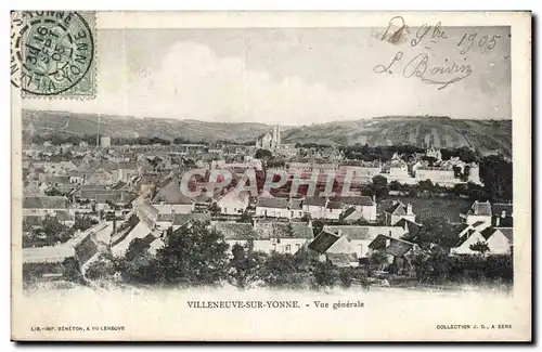 Villeneuve sur Yonne Cartes postales Vue generale