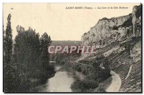 Saint More Cartes postales La cure et la cote rocheuse