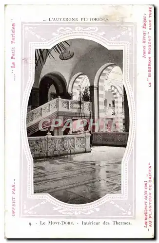 Le mont Dore Cartes postales Interieur des Thermes