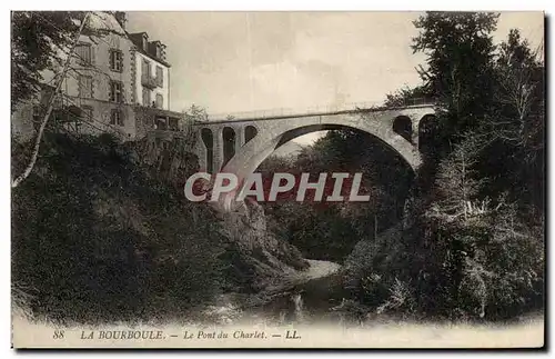 Ansichtskarte AK La Bourboule Le pont du Charlet