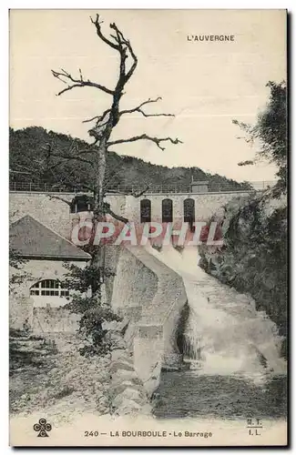 Cartes postales La Bourboule Le barrage