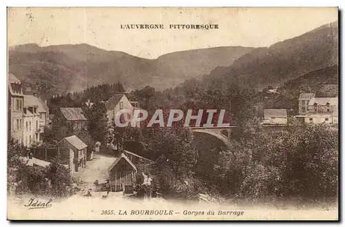 Ansichtskarte AK La Bourboule Gorges du barrage