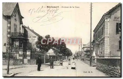 Hericourt - Avenue de la Gare - Cartes postales