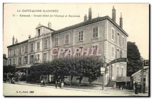 Vesoul - Grand Hotel de l&#39Europe et Terminus - Cartes postales