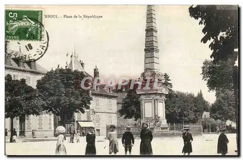 Vesoul - Place de la Republique - Ansichtskarte AK