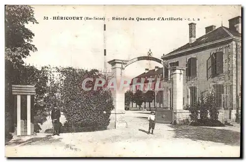 Hericourt - Entree du Quartier d&#39Artilerie - Cartes postales