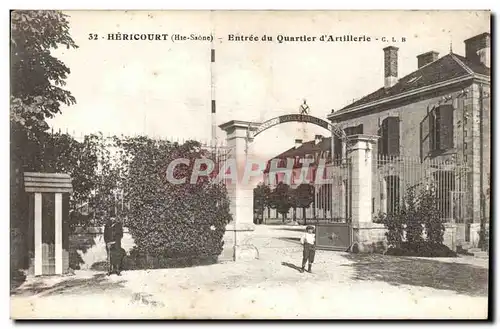 Hericourt - Entree du Quartier d'Artilerie - Cartes postales