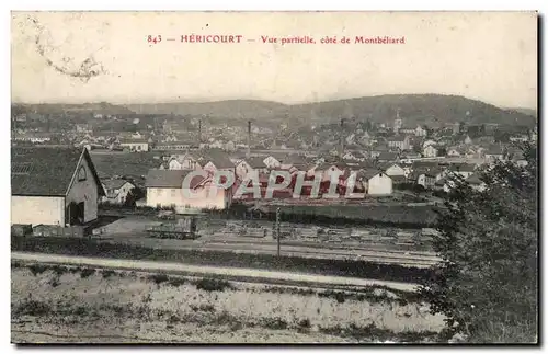 Hericourt - Vue partiele cote de Montbeiard - Cartes postales