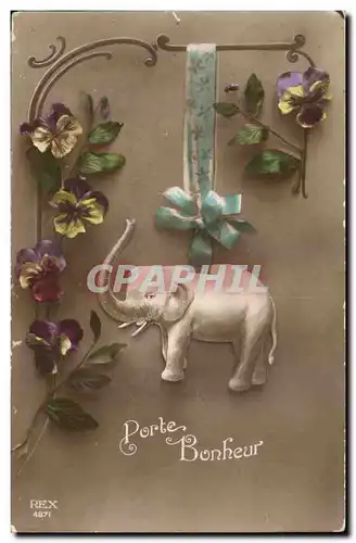 Fantaisie - Porte Bonheur - Elephant - Cartes postales