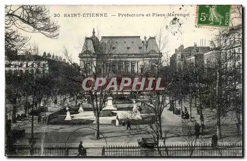 Saint Etienne Cartes postales Prefecture et place Marengo