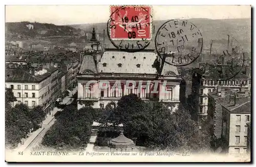 Saint Etienne Ansichtskarte AK La prefecture et panorama sur la place Marengo