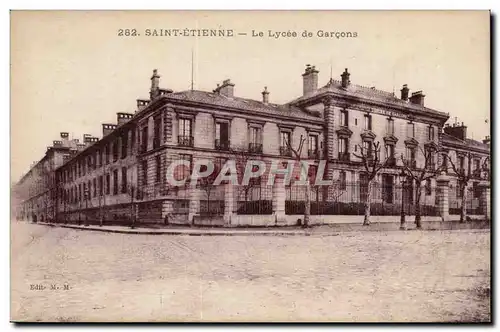 Saint Etienne Cartes postales Le lycee de garcons