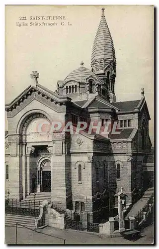 Saint Etienne Cartes postales Eglise Saint Francois