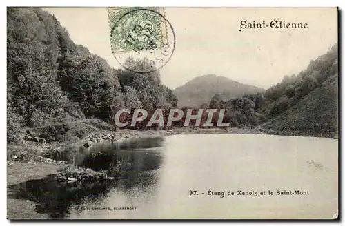 Saint Etienne Cartes postales Etang de Xenois et le Saint Mont