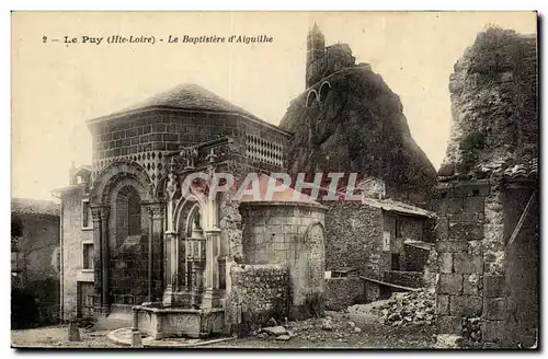 Le Puy Cartes postales Le baptistere d'Aiguilhe