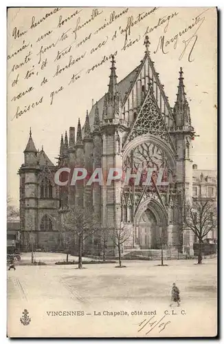 Vincennes Cartes postales La chapelle cote Nord