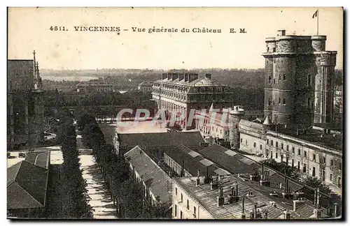 Vincennes Ansichtskarte AK Vue generale du chateau