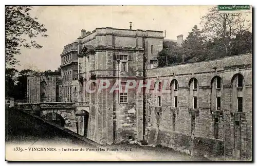 Vincennes Ansichtskarte AK Interieur du fort et des fosses