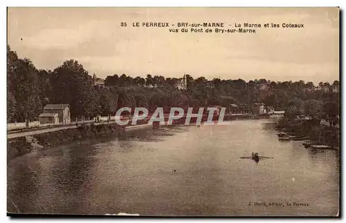 Le Perreux Bry sur Marne Cartes postales Marne et les coteaux vus du pont de Bry sur Marne