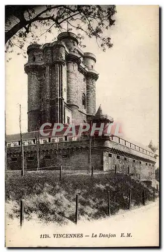 Vincennes Cartes postales Le donjon