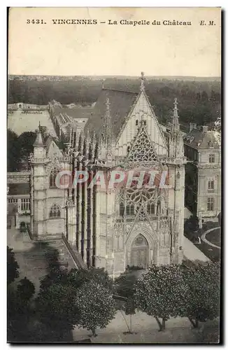 Vincennes Ansichtskarte AK La chapelle du chateau