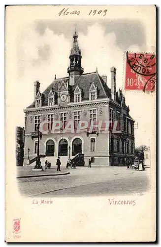 Vincennes Cartes postales La mairie