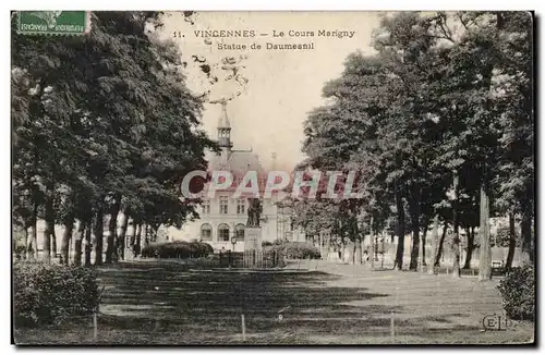 Vincennes Ansichtskarte AK le cours Marigny statue de Daumesnil