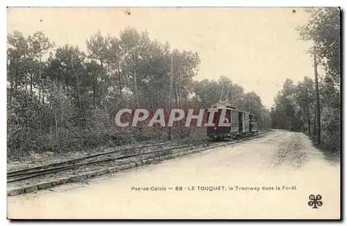 Le Touquet Cartes postales Le tramway dans la foret