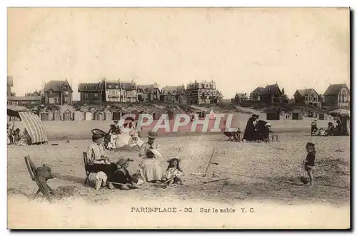 Le Touquet Cartes postales Paris Plage Sur le sable