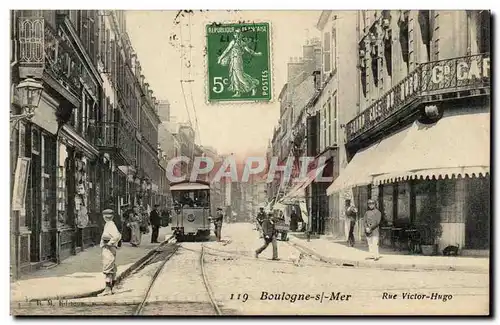 Boulogne sur Mer Cartes postales Rue victor Hugo
