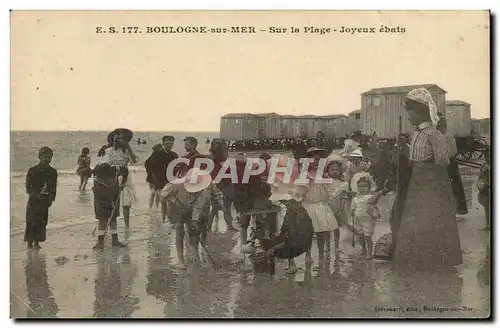 Boulogne sur Mer Cartes postales Sur la plage Joyeux ebats