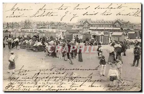 Beck Plage Ansichtskarte AK La plage et les villas