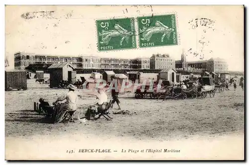 Beck Plage Cartes postales La plage et l&#39hotel maritime