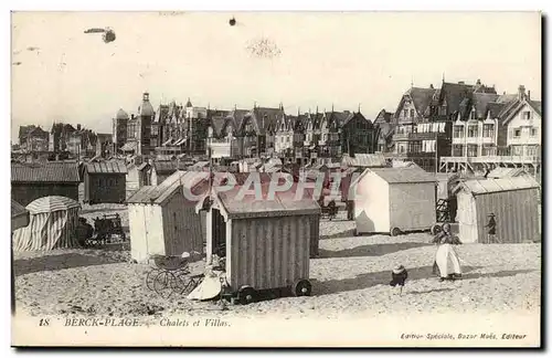 Beck Plage Cartes postales Chalets et villas