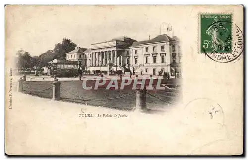 Tours Cartes postales Palais de justice