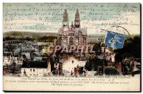 Tours Cartes postales Cathedrale Saint Galien