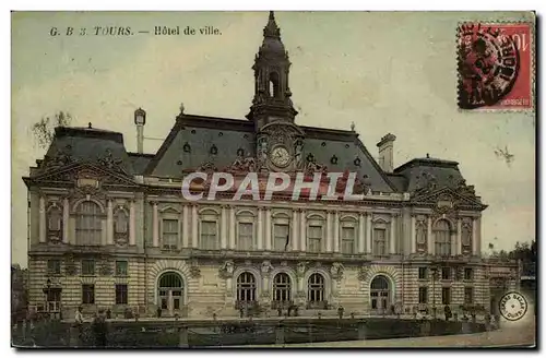 Tours Cartes postales Hotel de ville