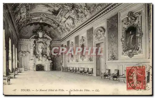 Tours Cartes postales Nouvel hotel de ville Salle des fetes