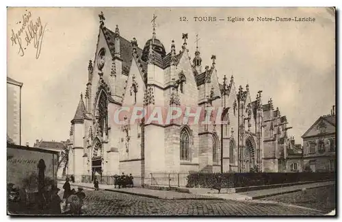 Tours Ansichtskarte AK Eglise de Notre Dame Lariche