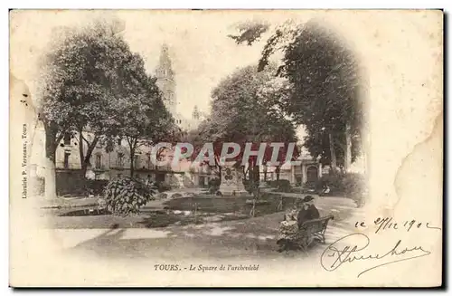 Cartes postales Tours Le square de l&#39archeveche