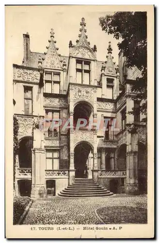 Cartes postales Tours Hotel Gouin